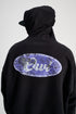 Bomber Hoodie Black Core Grunge 490gsm
